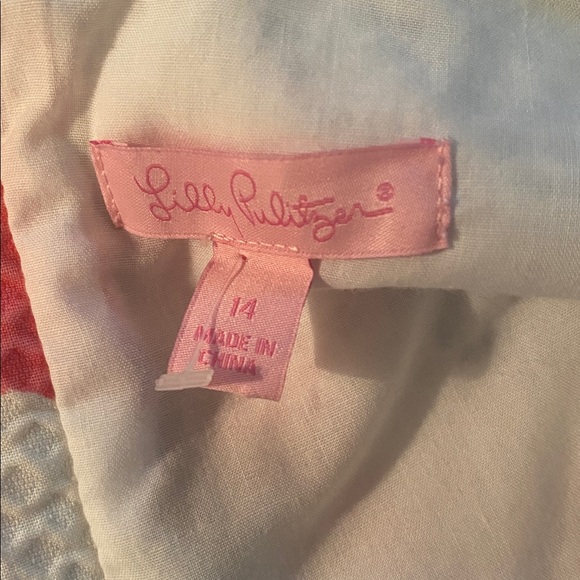 Size 14 girls Lilly Pulitzer shift dress excellent condition - Picture 9 of 9
